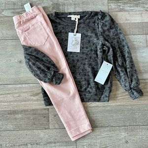 NWT Jessica Simpson Charcoal Dot Outfit